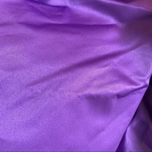 Betsey Johnson Evening Dutchess Purple Rose Dress - Picture 14 of 16